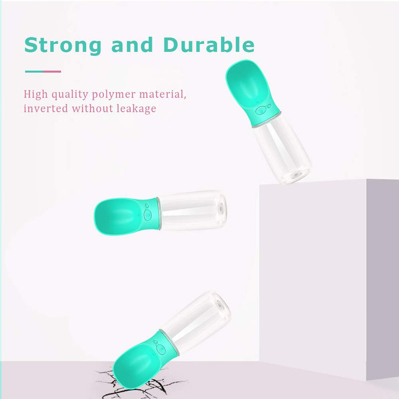 Tarnel Portable Dog Water Bottle Pet Dispenser Retractable Antibacterial Food Grade Leak Proof Dog Cat Drink Bottle Bowl Outdoor Drinking Cup for Pet Walking Travelling Drinking 550ml Classic Blue - PawsPlanet Australia