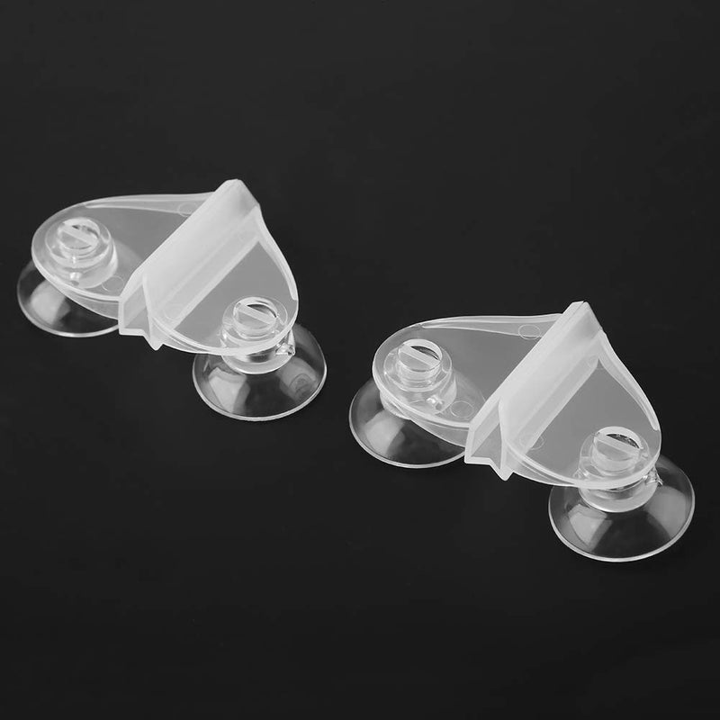 [Australia] - Zetiling Aquarium Devide Separator Suction Cup, Plastic Sucker Clip Heart Shape Divider Sheet Holder Isolation Tool for Separate Different Fish 