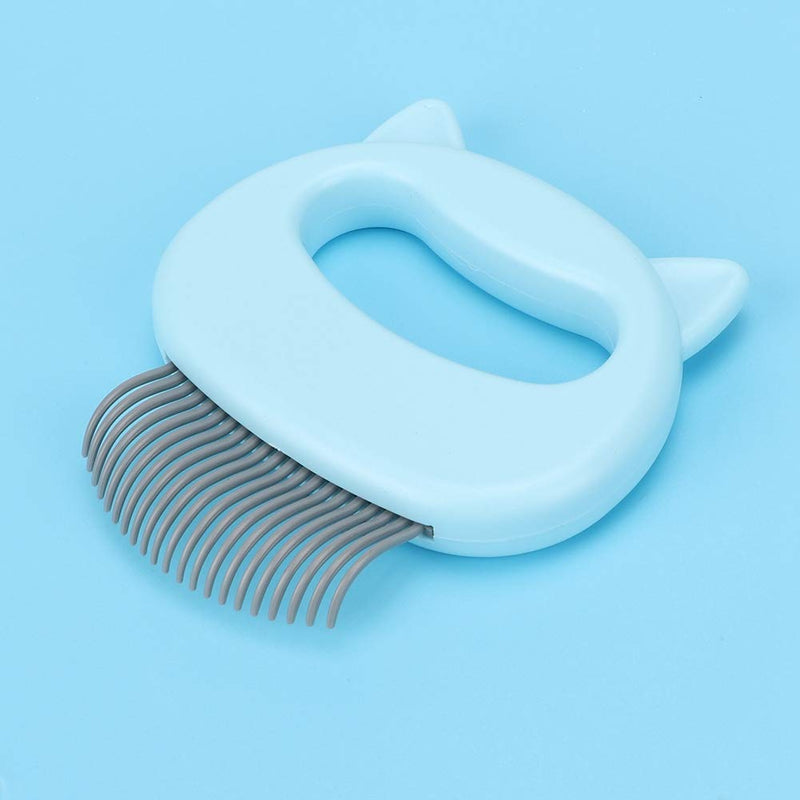 Pet Cat Dog Massage Shell Comb,Grooming Hair Removal Shedding Cleaning Brush Perfect For Cats, Medium And Large Dogs(Blue) - PawsPlanet Australia