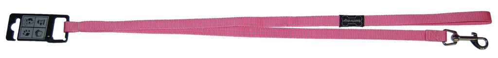 Wouapy Basic Line 3 Position Dog Lead 25mm x 2m Pink - PawsPlanet Australia