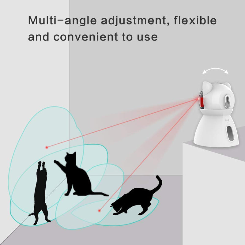 BENTOPAL Laser Cat Toys for Indoor Cats/Dogs, Interactive Cat Toys with Motion Activated - PawsPlanet Australia
