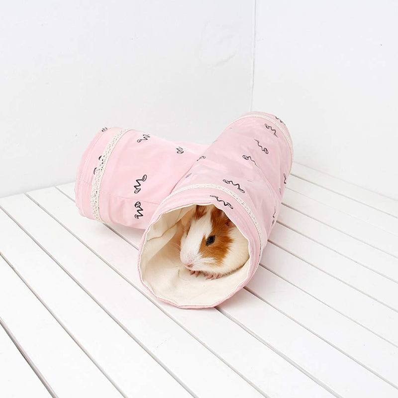 ASOCEA Collapsible Hamster Play Tunnel Small Animal Hideaway Pet Toy Nest Cage House Accessories for Guinea Pig Chinchillas Mice Rats Gerbil Rat Squirrel - PawsPlanet Australia