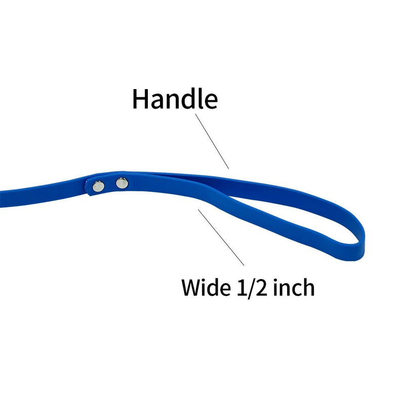 Nimble Waterproof Dog Leash Lead Durable Training Rope Outdoor Long Leash 5ft 10ft 13ft 16ft 30ft 50ft Great for Training, Beach, Yard, Play, Camping 5 feet Blue - PawsPlanet Australia