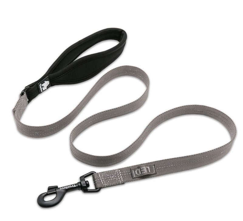 [Australia] - ZEEY Dog Leash Reflective Lead for Control Safety Training Leashes for Large Dogs Medium Dogs,Length 140cm, 3 Widths 1.5cm/2cm/2.5cm L-2.5cm Gray 