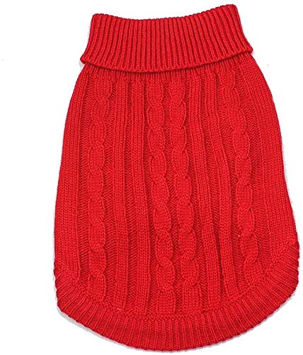 Losuya® Dog Warm Coat Cute Pet Puppy Cat Jumper Sweater Knitwear Apparel Clothes (XS) XS - PawsPlanet Australia