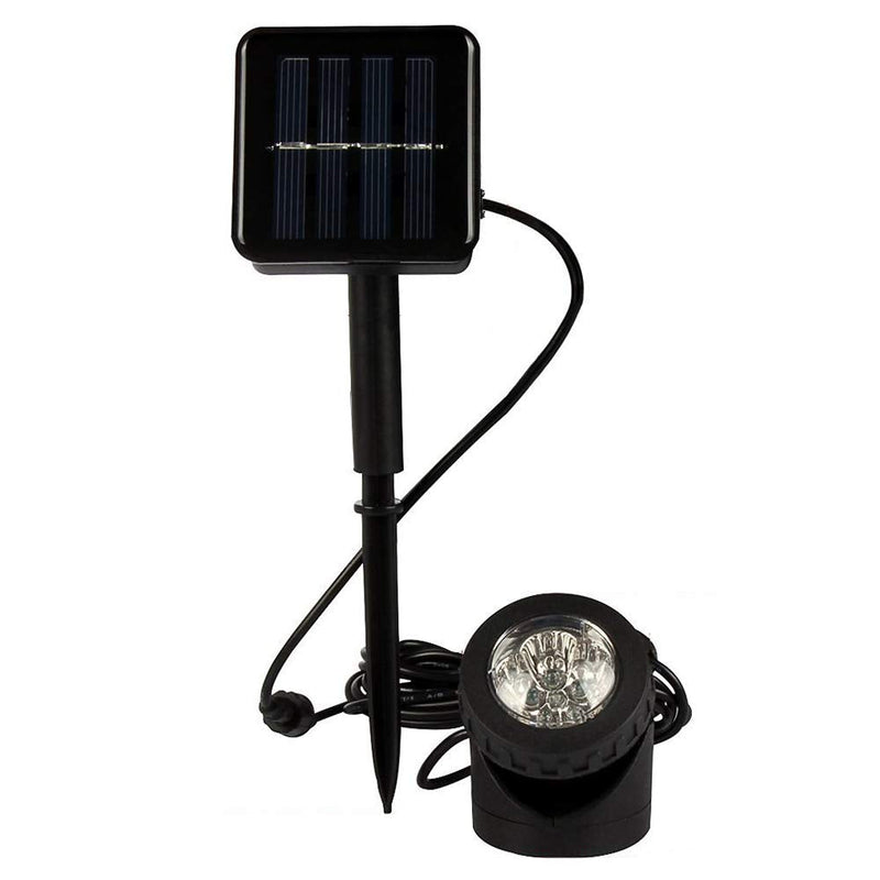 MOVKZACV Solar Underwater Pond Light,Waterproof Submersible Lamps Projector Light,6LED Spotlight Fish Tank Light for Garden Pathway Yard Porch Walkway Pool Patio Warm White - PawsPlanet Australia