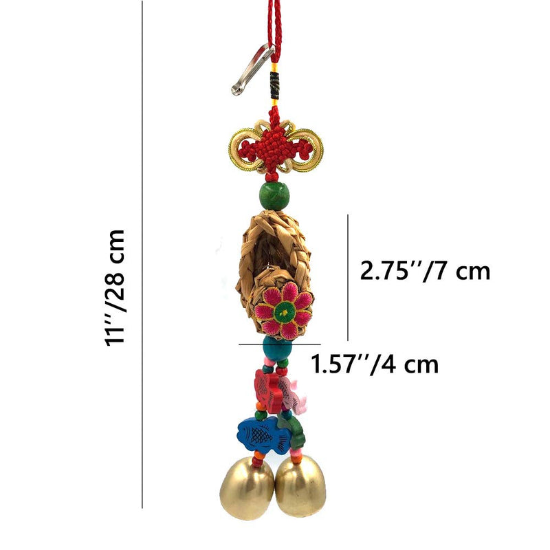 [Australia] - Worbee Parrot Bell Toy Bird Parrot Toys Hanging Bell Pet Bird Cage Hammock Swing Toy Hanging Toy for Small Parakeets Cockatiels, Conures, Macaws, Parrots, Love Birds, Finches A 