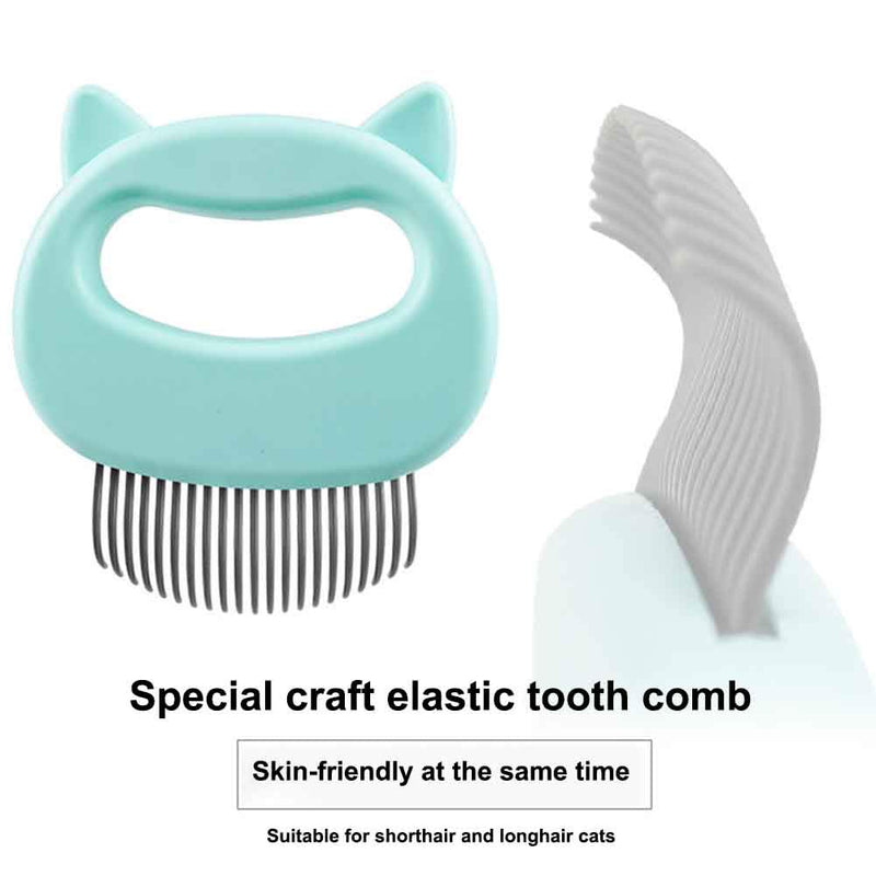 Almabner Pet Comb Dog Cat Pet Ear Shell Comb, Cat-Specific Hair Comb, Softer Pet Hair, Clean Hair, Suitable for Pet Hair Care Pink - PawsPlanet Australia