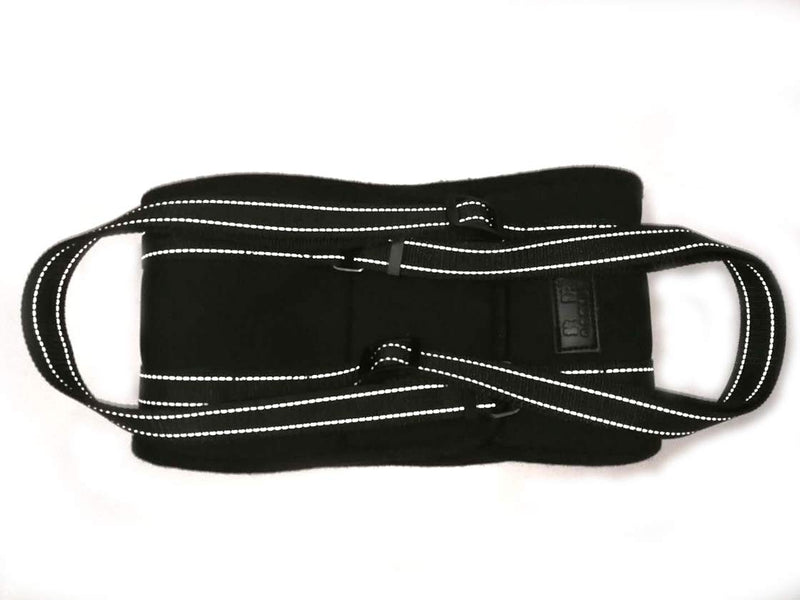 Dog Lift Harness Sling ACL Brace Limping Help Up Aid Veterinarian Approved for Cruciate Ligament Support,Canine Arthritis,Rehabilitation,Poor Stability,Joint Injuries,Mobility and Recovery - Black - S 63*14CM - PawsPlanet Australia