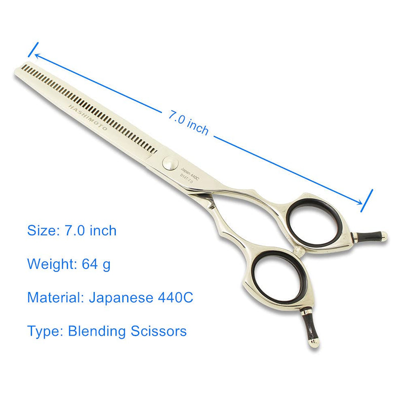 HASHIMOTO Grooming Scissors for Dogs and Cats, 45 Teeth, 7.0 Inch, Light Weight. Blending - PawsPlanet Australia