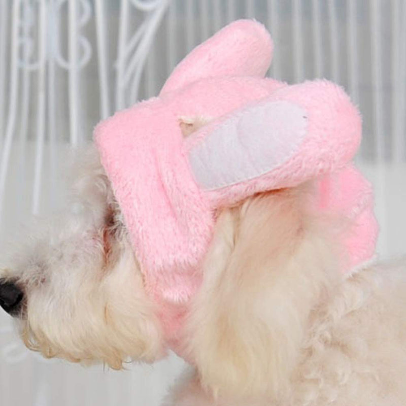 [Australia] - Rabbit Cute Top Hat for Pets Pink L L 10-15kg 