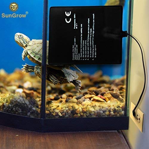 [Australia] - SunGrow Reptile Tank Heater Adhesive Pad, Keeps Cold-Blooded Pets Healthy, Alternative Heat Source, 24-Hour Under Tank Terrarium Heating Mat 