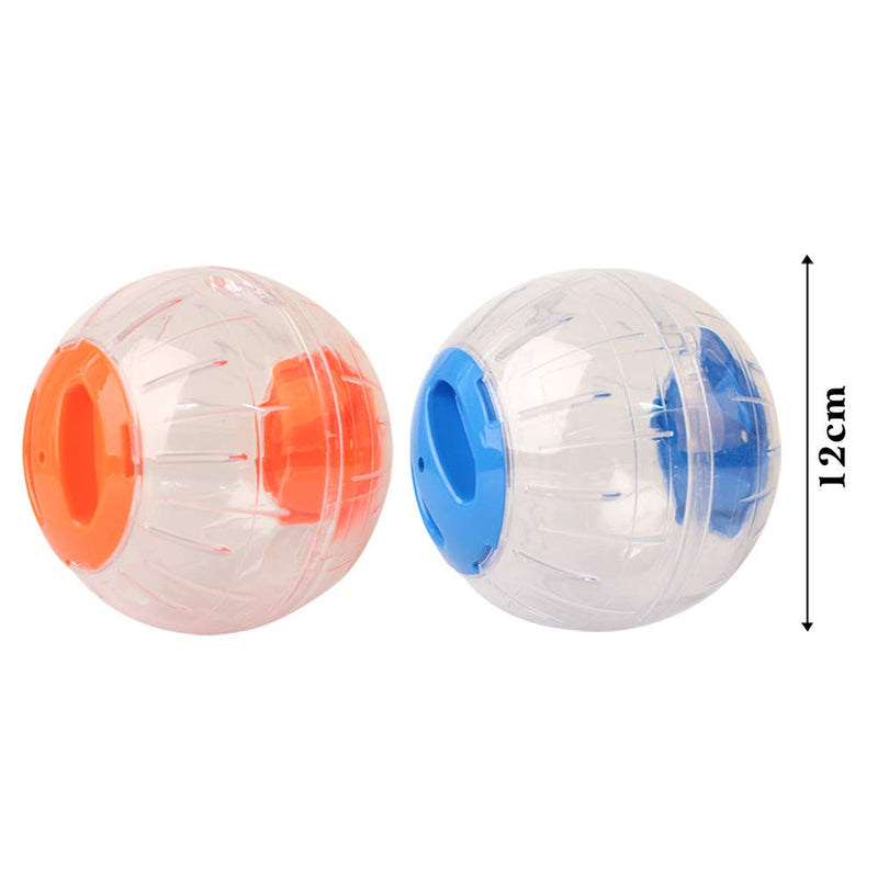 MUZIWIG Hamster Ball Small Animal Run-About Exercise Ball Hamster Toy 4.8 inch，2PCS - PawsPlanet Australia