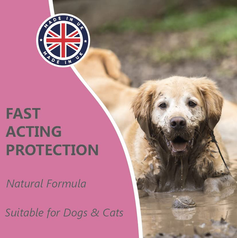 Pets Purest Wound & Antiseptic Spray for Dogs, Cats & Pets - 100% Natural Spray on Plaster Treatment for Healing, Soothing & Pet First Aid Health Supplies Kits - 65ml - PawsPlanet Australia