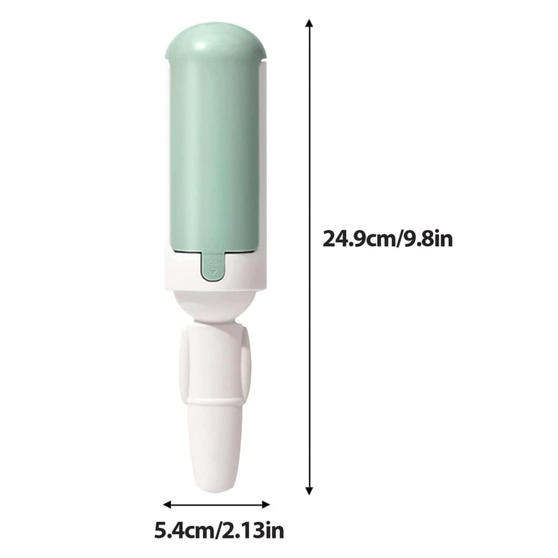 EnixwH animal hair remover lint roller animal hair, reusable lint rollers for cat hair and dog hair, hair remover roller for animal hair, suitable for lint brush animal hair on sofa (green) green - PawsPlanet Australia