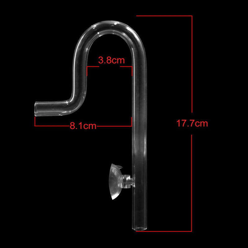 [Australia] - uxcell 13mm Dia Glass Lily Outflow Pipe Sucker Cup for Aquarium Plant Tank Aquatic Plants 