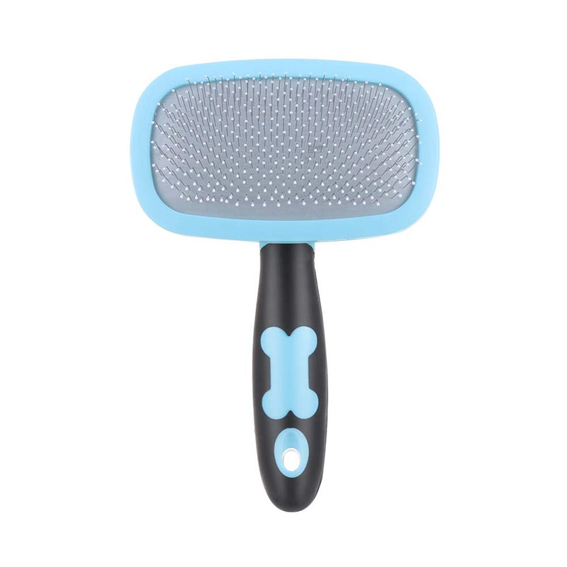 Pocktyle Slicker Brush for Cat Dog Massage Brush Deshedding Brush Grooming Brush Remove Loose Undercoat Blue-Large - PawsPlanet Australia