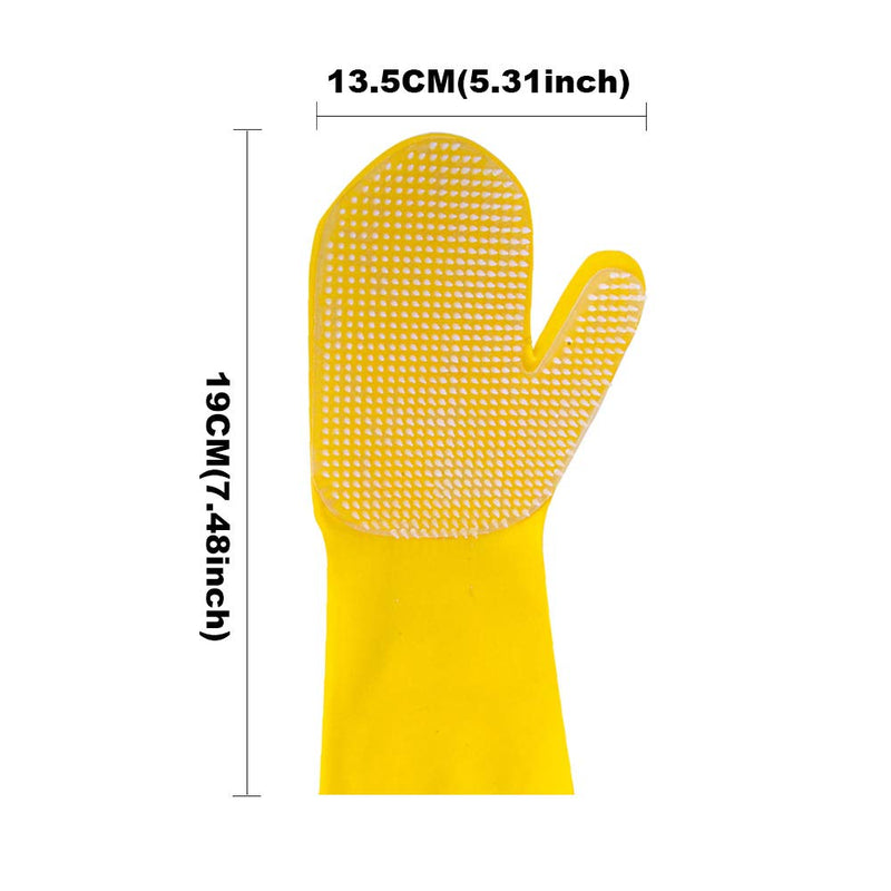 Pet Grooming Glove for Sheding and Washing Shower for Pets Dogs Cats Deshedding Tool Furniture Pet Hair Remover Mitt Pet Clean Bath Massage Glove Comb (right hand) - PawsPlanet Australia