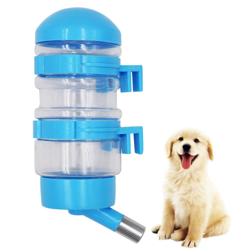 [Australia] - MUDUOBAN 2 pcs Dog Water Bottle,400ml Pet Hamster Bunny Cat No Drip Water Bottle Container 15oz for Small Animals 