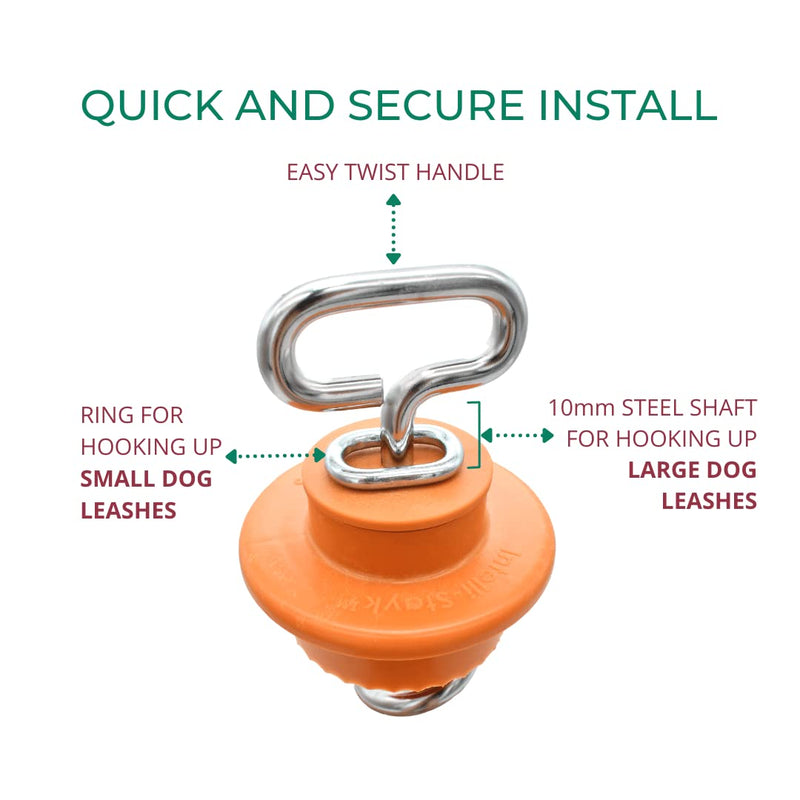 IntelliLeash Intelli-Stayk with Special Surface-Lock Technology to Prevent Pulling Out and Bending - PawsPlanet Australia