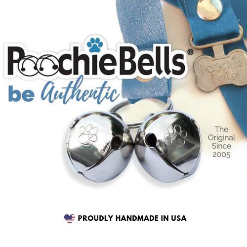 [Australia] - PoochieBells Verified Potty Training Dog Doorbells, Simple and Effective Puppy Housetraining Bell Tool with Easy, Step-by-Step Instructions Hydrangea 