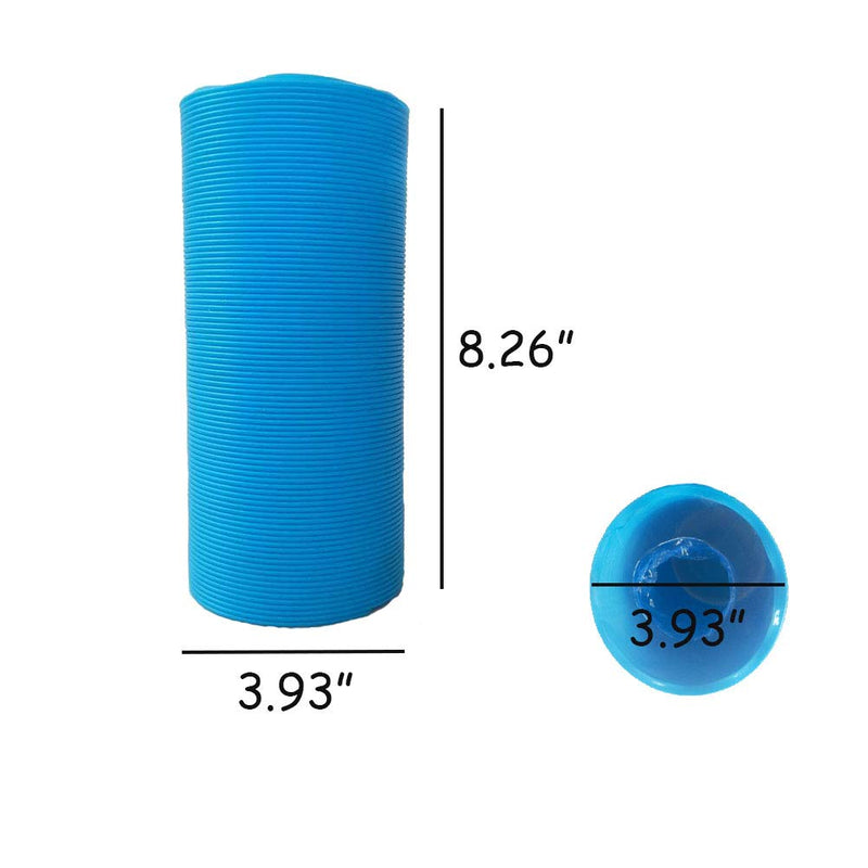 kathson Hamster Tunnels Pet Plastic Tube Tunnel Fun Toys for Puzzle Exercising Hiding Training or Gerbils, Guinea Pigs, Mice, Small Animals(Blue 2 PCS) - PawsPlanet Australia