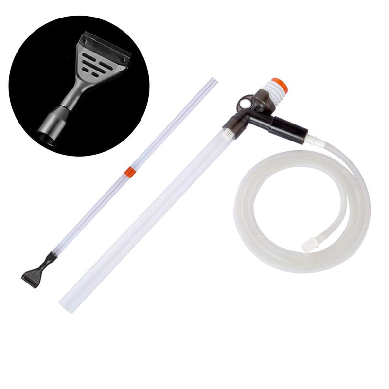 [Australia] - POPETPOP Aquarium Vacuum Gravel Cleaner Fish Tank Cleaner Washer Siphon Water Changer with Glass Wiper 