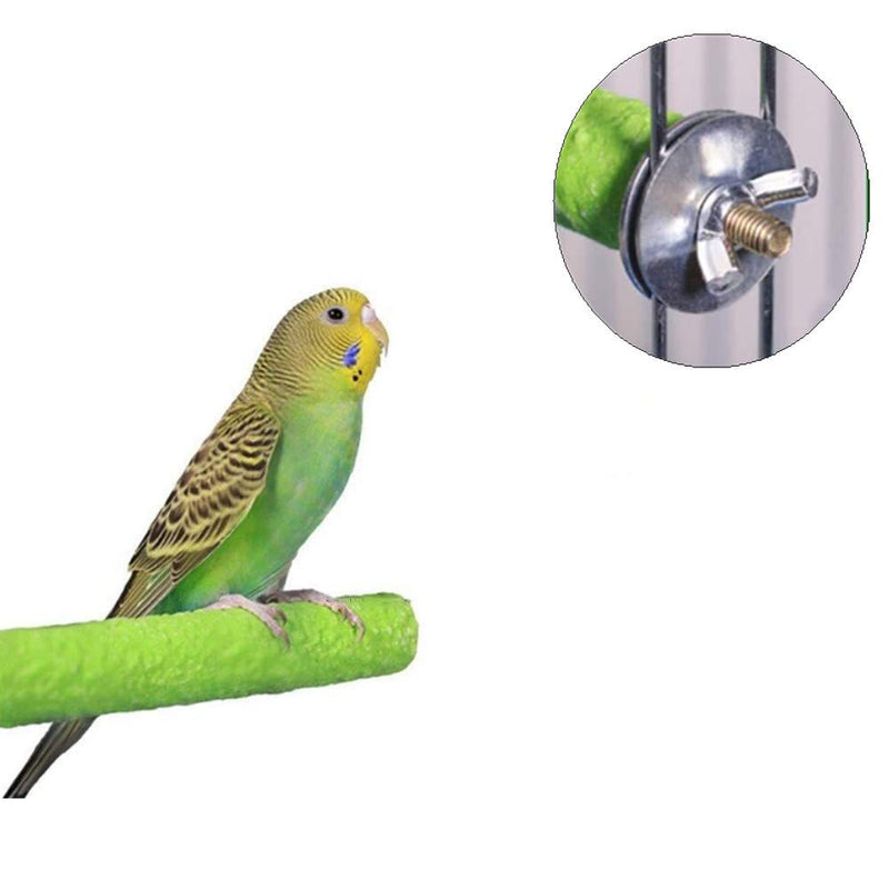 N\A 3 Pcs Parrot Perch Stand Toy Colorful Cotton Swing Chewing Toy with Bell for Parakeet Cockatoo - PawsPlanet Australia