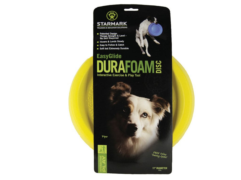 [Australia] - Starmark Easy Glide DuraFoam Flying Disc Dog Toy, Color Varies 11" 