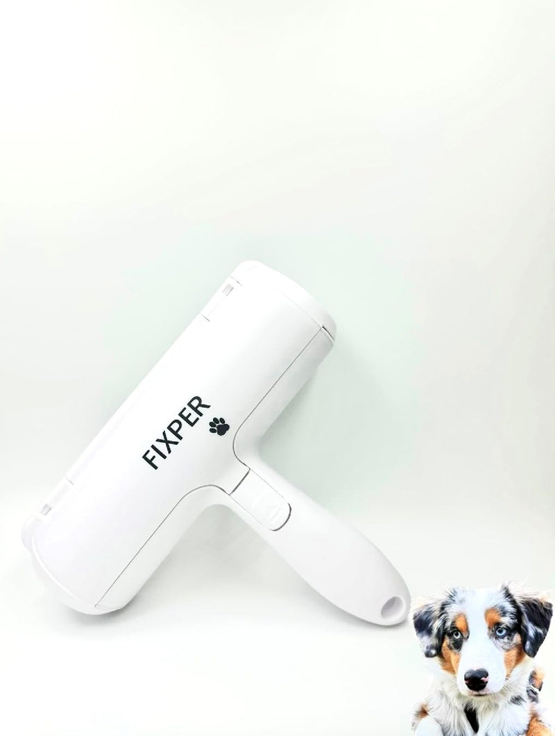 Fixper Reusable Lint Roller All Rounder for Dog Hair and Cat Hair, Pet Hair Remover/Lint Brush for Bed, Scratching Post, Carpet and Sofa - PawsPlanet Australia