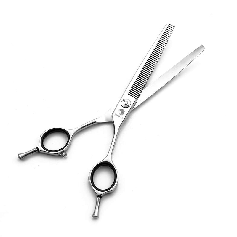 [Australia] - TIJERAS 6.5" Professional Dog/Pet Grooming Scissors Thinning Shears Dog Cutting Scissors Japanese 440C 46-Teeth for Pet Groomer or Home Use Thinning rate 25%-30% 