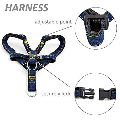 CRIVERS 3pc Pet Package Before The Bosom, Oxford Cloth,Dog Cat Carrier Sling Hands Free,and Cowboy Chest Strap Traction Rope(L) - PawsPlanet Australia