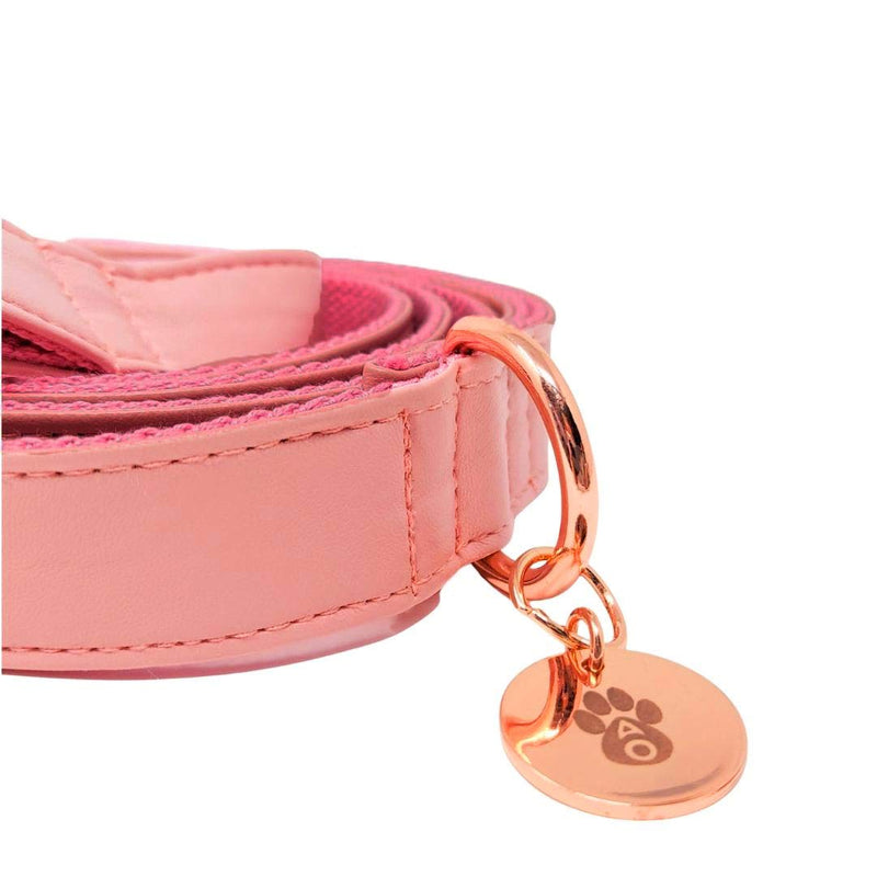 Animal Outfitters UK Rose Gold Candy Collection Vegan | Faux Leather Dog | Puppy Lead | Strong and Comfortable for Small or Large Dogs - PawsPlanet Australia