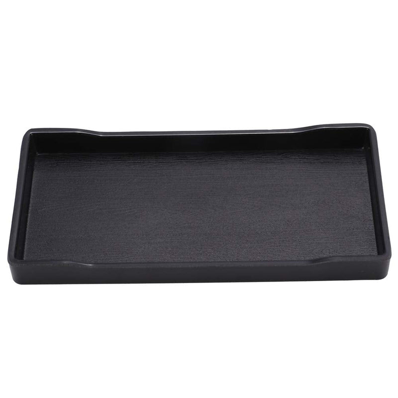 Reptile Bowl, Anti-Slip Square Food and Water Feeder Plastic Pets Feeding Plat Dish for Tortoise Lizard Chameleon Iguana 8.1x4.1x1 inch(Black) Black - PawsPlanet Australia