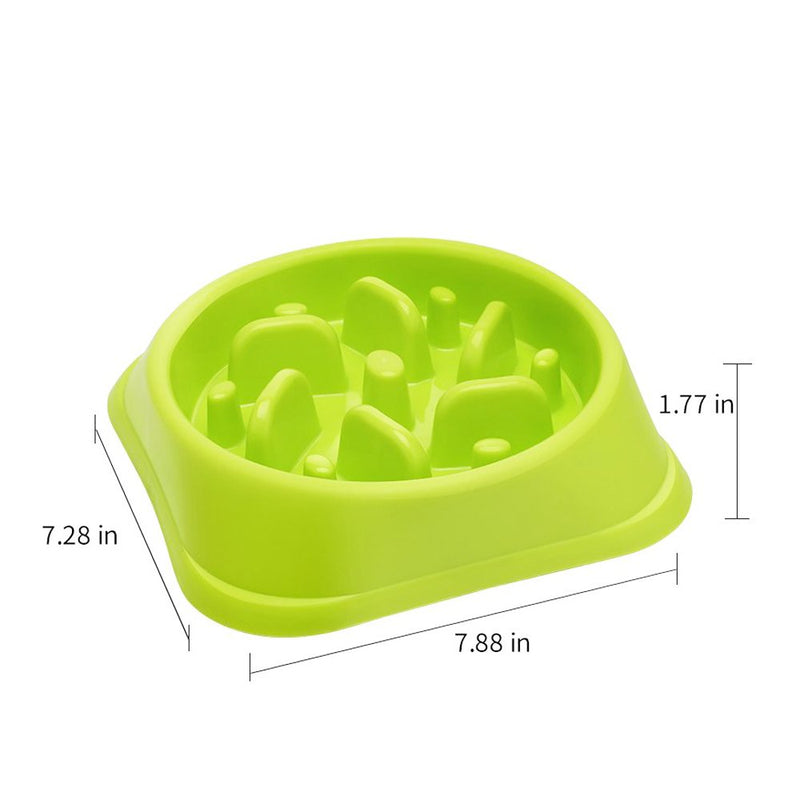 Slow Feed Dog Bowl 8 inch, Slow Eating Preventing Choking Healthy Design Bowl, Dog Food Water Bowl Pet Interactive Fun Feeder Bowl - PawsPlanet Australia