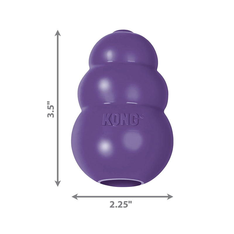 KONG - Senior Dog Toy - Gentle Natural Rubber - Fun to Chew, Chase and Fetch - For Medium Dogs - PawsPlanet Australia