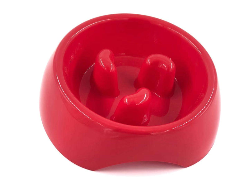 [Australia] - Pet Bowl Plastic Dog Bowl Home Portable Slow Feeder Bowls 3 pcs 