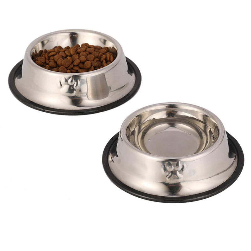 tonyg-p 3 Pack Cat Bowl Stainless Steel Cat Food Water Bowl Non-slip Cat Feeding Bowls with 3 Food Scoops for Cats Puppies Rabbits Small Pets - PawsPlanet Australia