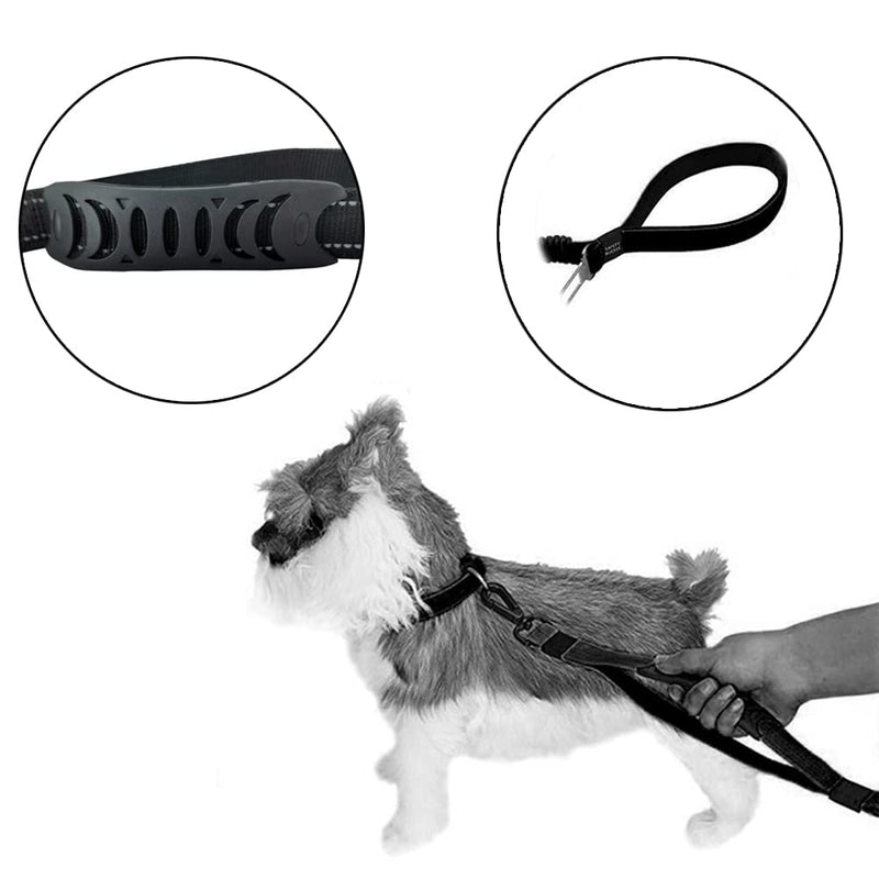 Car Seat Belt for Dogs, Adjustable Dog Safety Belt for Car, Dog Car Harnesses Belt, Dog Car Harness with Elastic Shock Absorption and Strong Carabiners (Black) - PawsPlanet Australia