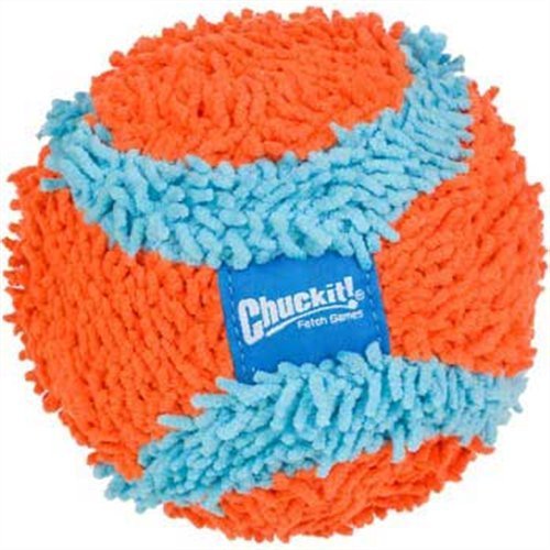 [Australia] - Petmate 213201 4.6" Medium Orange/Blue Chuckit! Indoor Ball (pack of 2) 