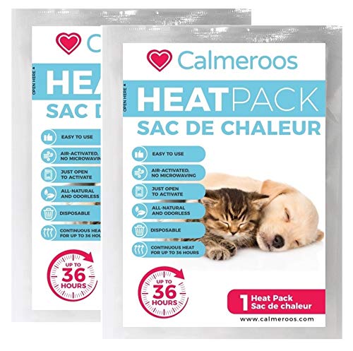 Calmeroos Plush Heartbeat Toys - Calming Separation Anxiety Relief Toys for Puppies and Kittens - Heartbeat Simulator in a Soft Comforting Pillow Pet Plush for Dogs and Cats Brown - PawsPlanet Australia