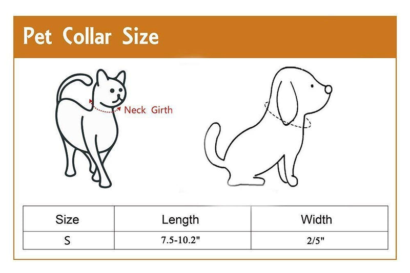 [Australia] - Partner Puppy ID Collars Identification Whelping Super Soft Nylon Adjustable Breakaway New Born Pets with Record Keeping Charts 8pcs 