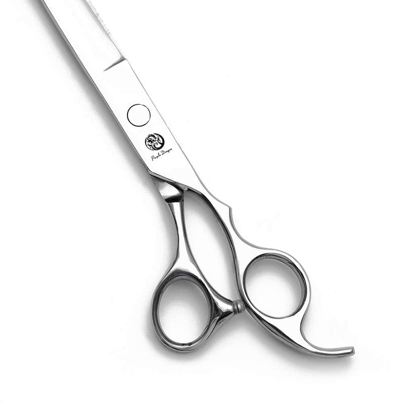 Purple Dragon 5"/5.5"/6"/6.5"/7"/7.5"/8"/9"/10" Sharp Edge Hair Cutting Shears Pet/Puppy/Cat Grooming Scissors with Bag - Perfect for Barber or Dog Groomer 10 inch - PawsPlanet Australia
