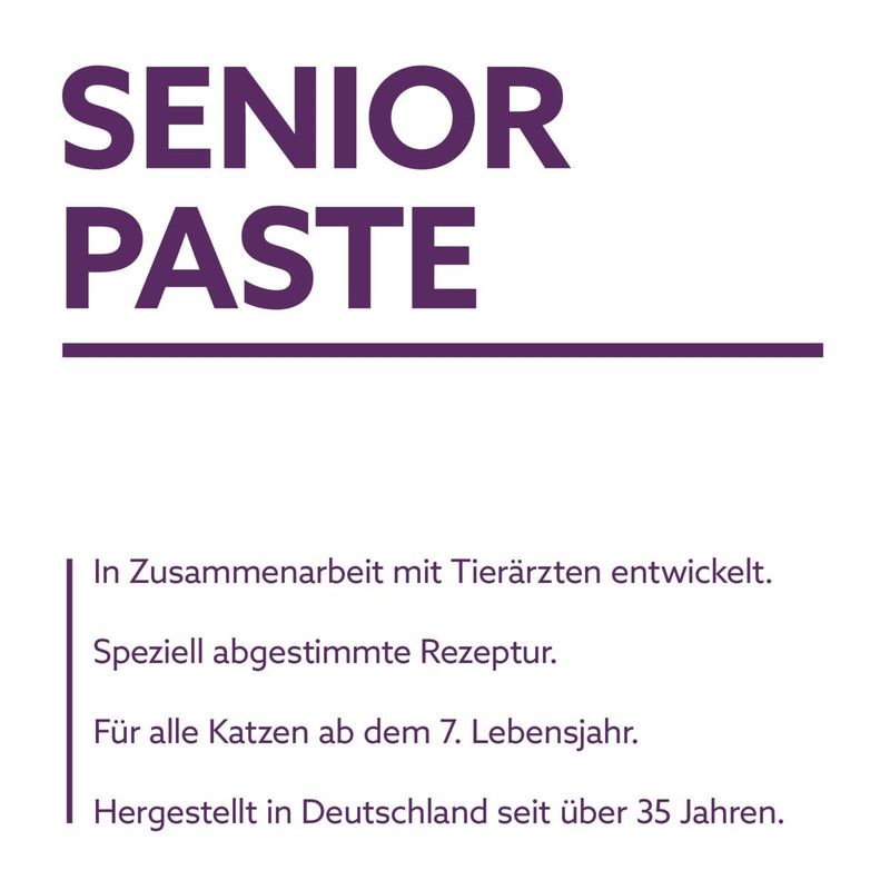 GimCat EXPERT LINE Senior Paste - functional cat snack supports healthy aging for cats aged 7 and over - 1 tube - PawsPlanet Australia