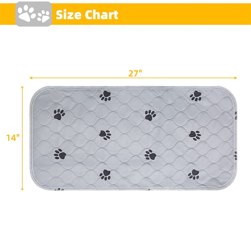 KOOLTAIL 2 Pack Guinea Pig Fleece Cage Liners, One Cleaning Brush and Two Anti-Slip Waterproof Bedding Pads for Small Animals Rabbit 14" x 27 (2 Pack) - PawsPlanet Australia