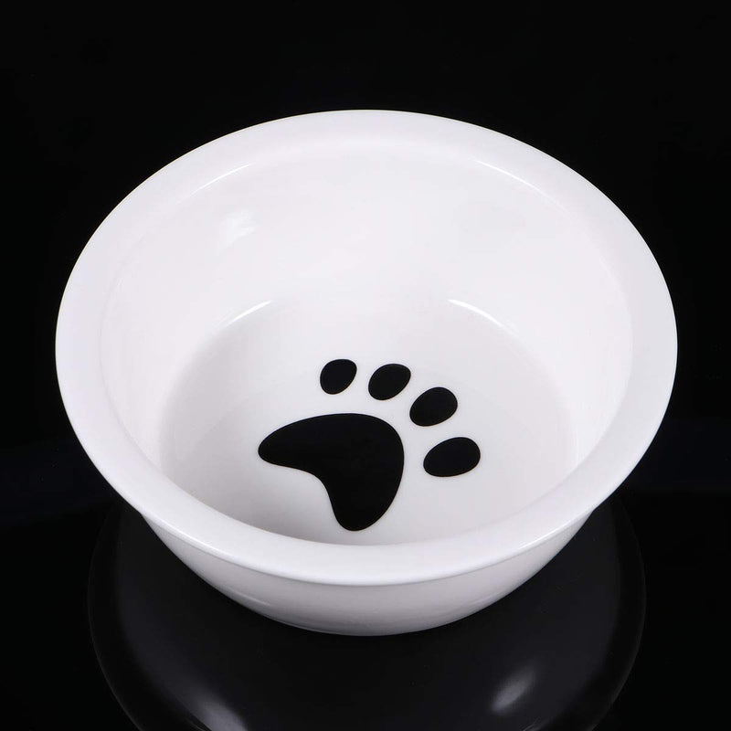 POPETPOP 2pcs Ceramic Dog Bowl Puppy Dish Bowl Cat Food Water Feeder Bowl - PawsPlanet Australia