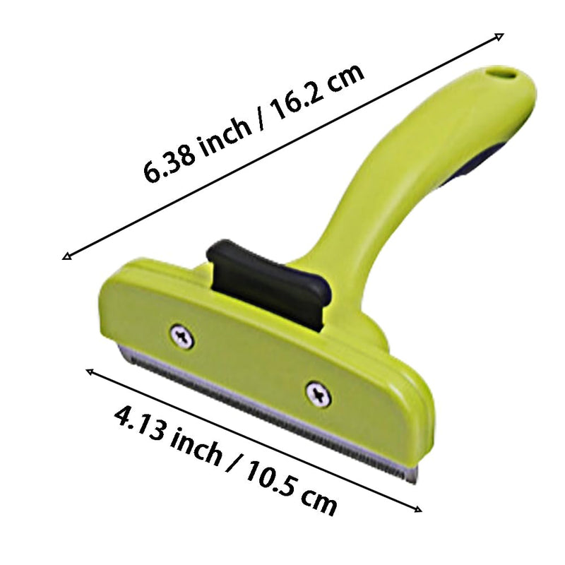 JVHLOV dog brush for medium-sized dogs to remove undercoat, for cats and small dogs, grooming brush, dog hair removal, flea comb - PawsPlanet Australia
