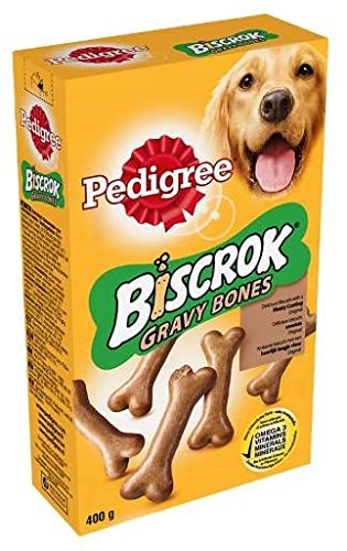 Pedigree Biscrok Gravy Bone Dog Biscuits 400g (PACK OF 4) - PawsPlanet Australia