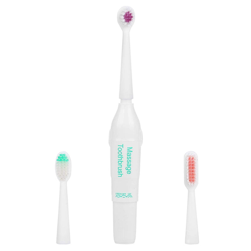 Oumefar Dog Pet Toothbrush Pet Dental Care Electric Toothbrush Cleaning Soft Pet Dog Finger Toothbrush Set Kissable for Dogs Cats Green - PawsPlanet Australia