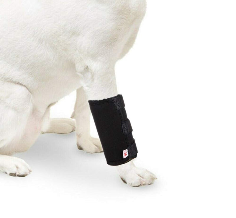 WXFEXIA Dog Front Leg Hock Brace - Canine Compression Wrap Protects Wounds Heal Support Due to Arthritis to Prevents Injuries and Sprains or Walking (1 Pair, L) - PawsPlanet Australia